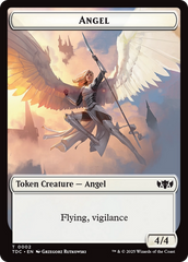 Angel // Spirit Double-Sided Token [Tarkir: Dragonstorm Commander Tokens] | Mega City Incorporated