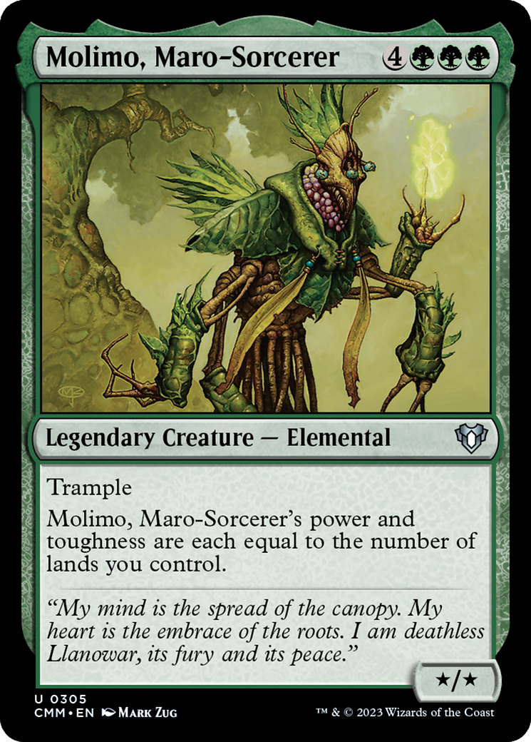 Molimo, Maro-Sorcerer [Commander Masters] | Mega City Incorporated