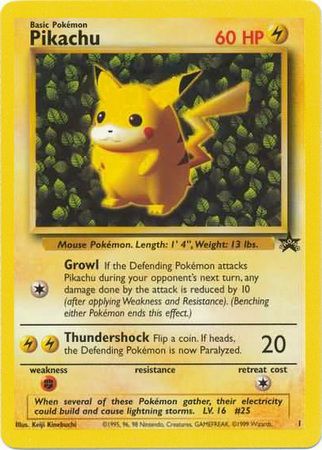 Pikachu (1) (Promo) [Wizards of the Coast: Black Star Promos] | Mega City Incorporated