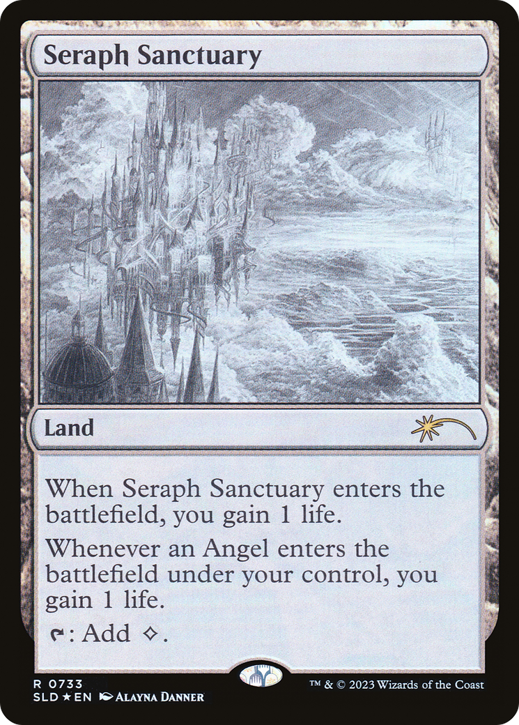 Seraph Sanctuary (Sketch) [Secret Lair Drop Promos] | Mega City Incorporated