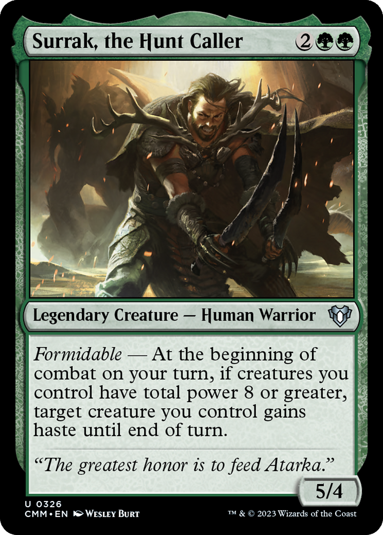 Surrak, the Hunt Caller [Commander Masters] | Mega City Incorporated