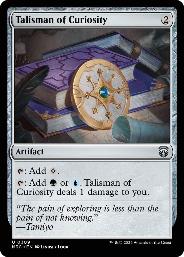 Talisman of Curiosity (Ripple Foil) [Modern Horizons 3 Commander] | Mega City Incorporated