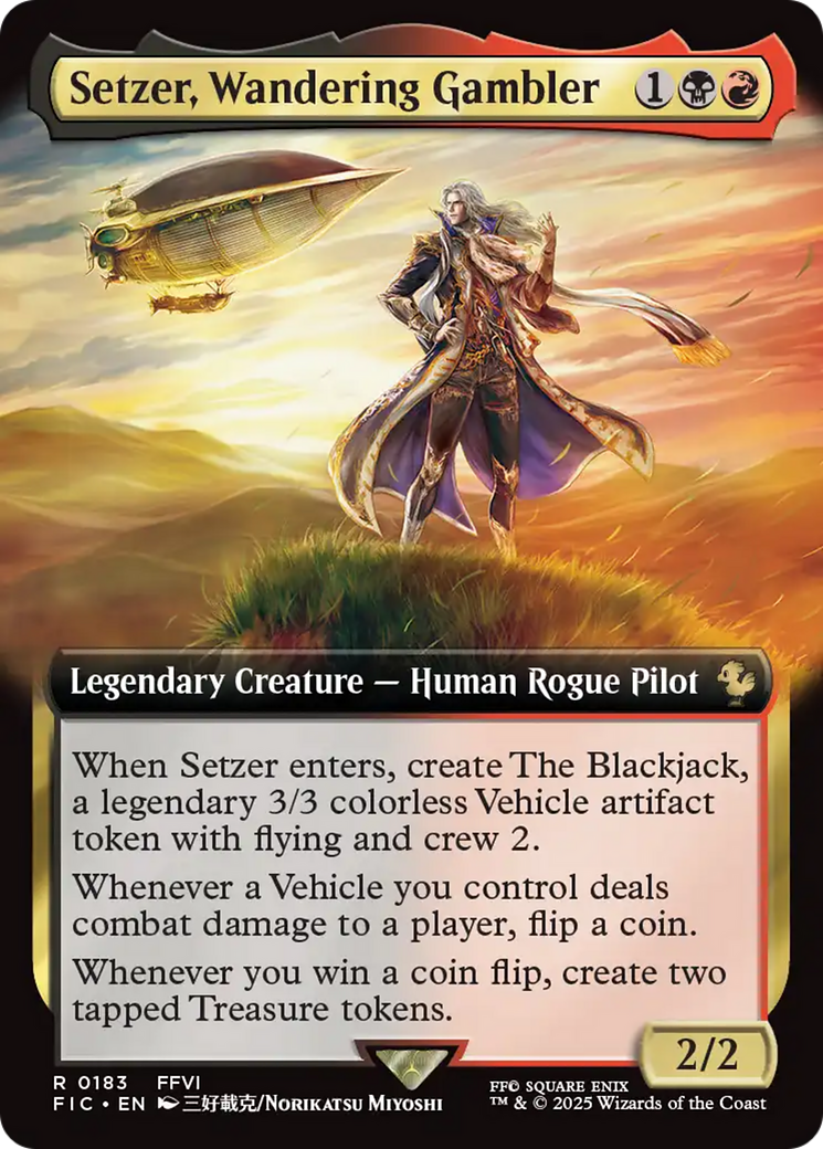 Setzer, Wandering Gambler (Extended Art) [FINAL FANTASY Commander] | Mega City Incorporated