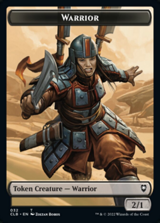 Warrior // Inkling Double-Sided Token [Commander Legends: Battle for Baldur's Gate Tokens] | Mega City Incorporated
