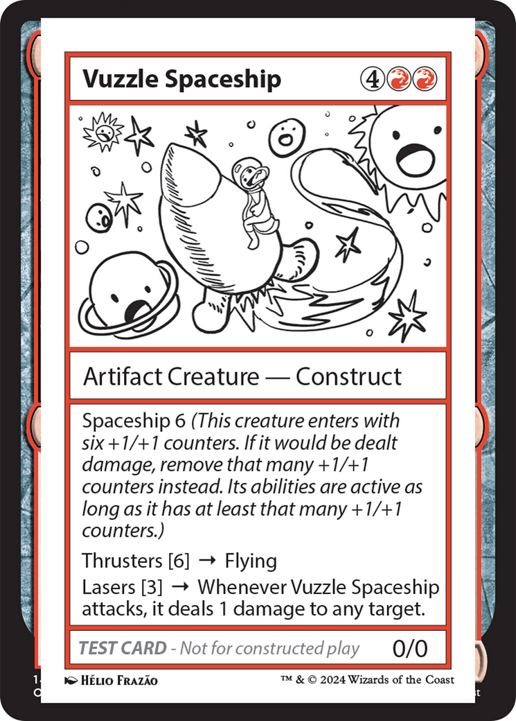 Vuzzle Spaceship [Mystery Booster 2 Playtest Cards] | Mega City Incorporated