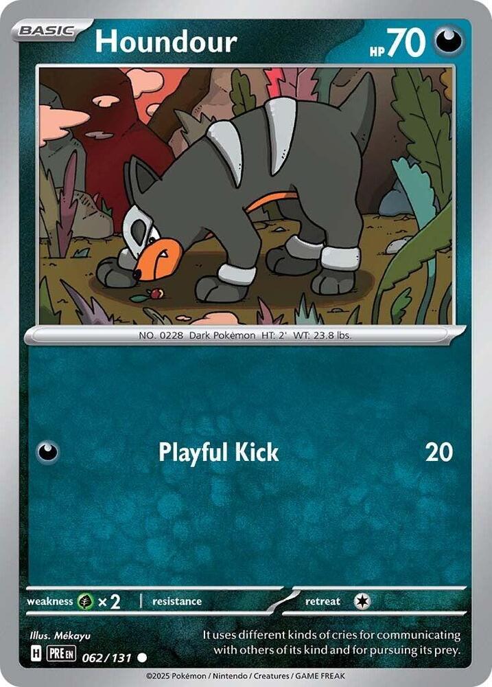 Houndour (062/131) [Scarlet & Violet: Prismatic Evolutions] | Mega City Incorporated