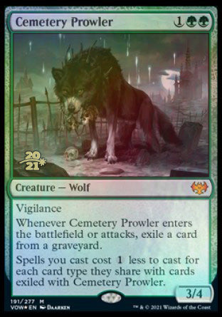 Cemetery Prowler [Innistrad: Crimson Vow Prerelease Promos] | Mega City Incorporated