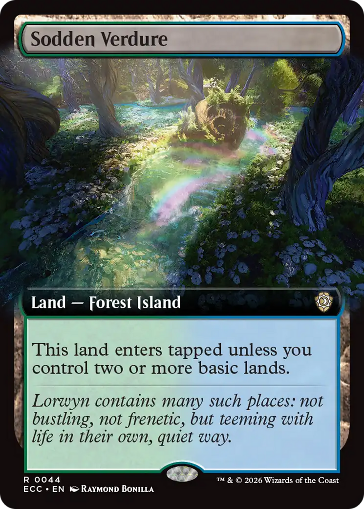 Sodden Verdure (Extended Art) [Lorwyn Eclipsed Commander] | Mega City Incorporated