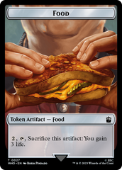 Warrior // Food (0027) Double-Sided Token [Doctor Who Tokens] | Mega City Incorporated