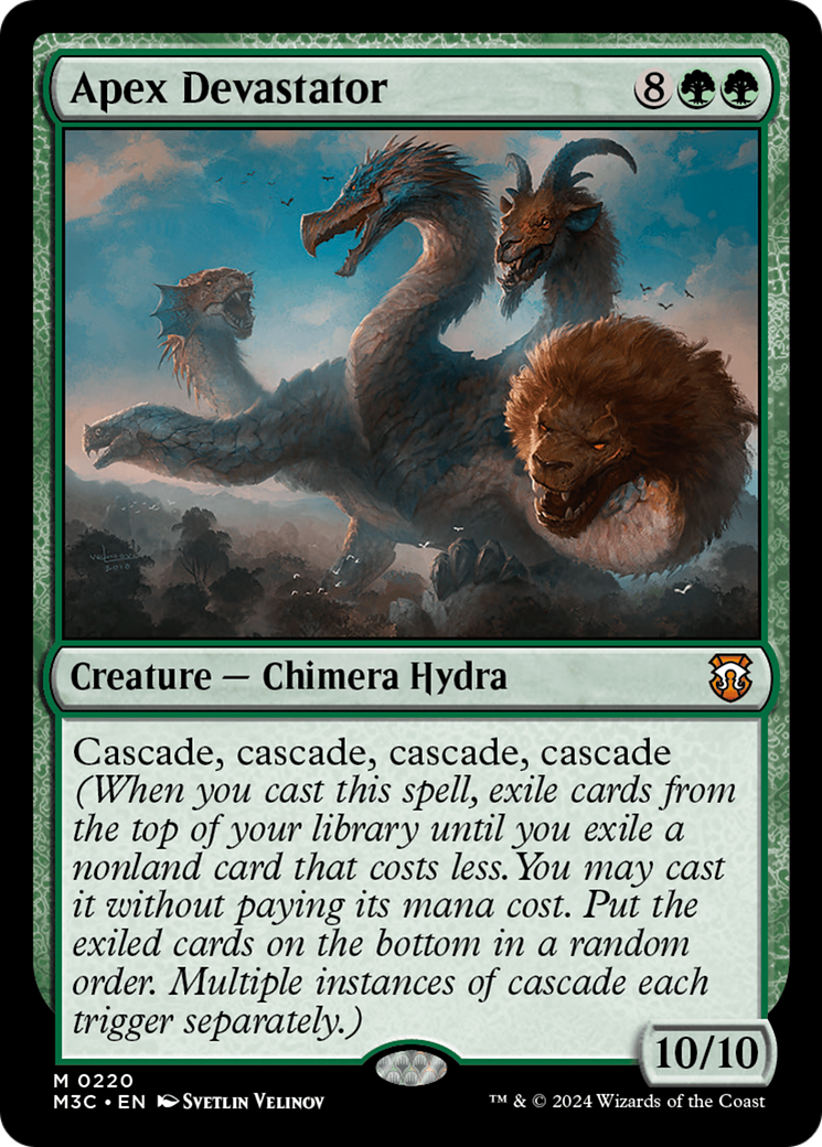 Apex Devastator (Ripple Foil) [Modern Horizons 3 Commander] | Mega City Incorporated