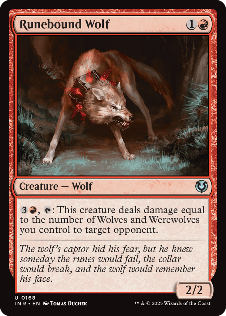 Runebound Wolf [Innistrad Remastered] | Mega City Incorporated