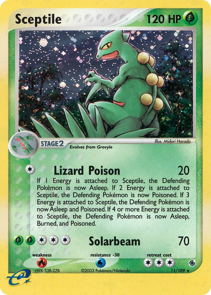 Sceptile (11/109) [EX: Ruby & Sapphire] | Mega City Incorporated