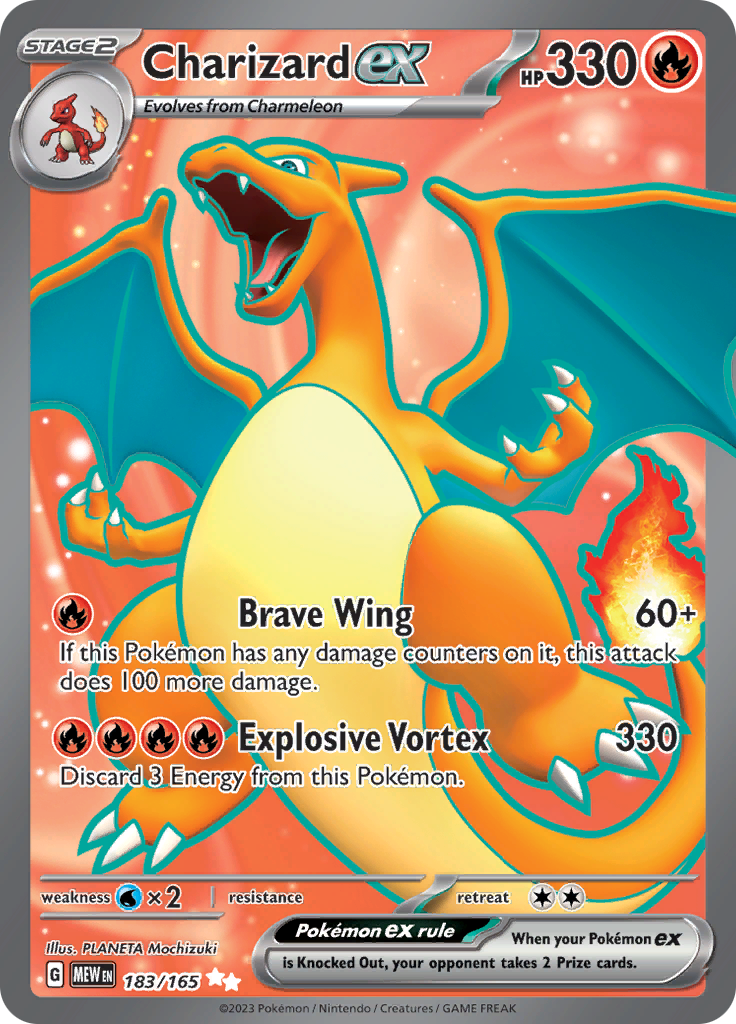 Charizard ex (183/165) [Scarlet & Violet 151] | Mega City Incorporated