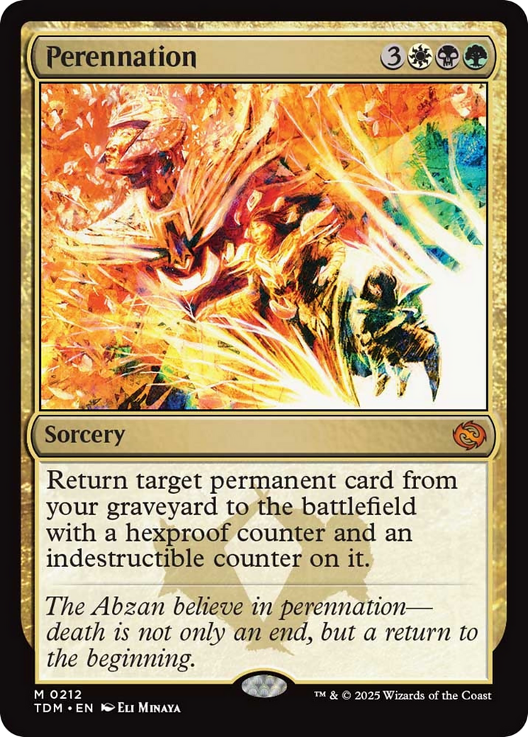 Perennation [Tarkir: Dragonstorm] | Mega City Incorporated