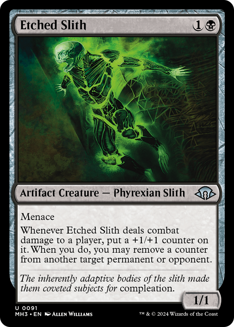 Etched Slith [Modern Horizons 3] | Mega City Incorporated