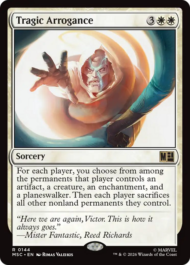 Tragic Arrogance (Surge Foil) [Marvel Super Heroes Commander] | Mega City Incorporated