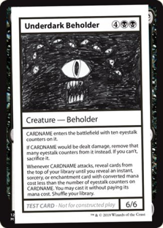 Underdark Beholder (2021 Edition) [Mystery Booster Playtest Cards] | Mega City Incorporated