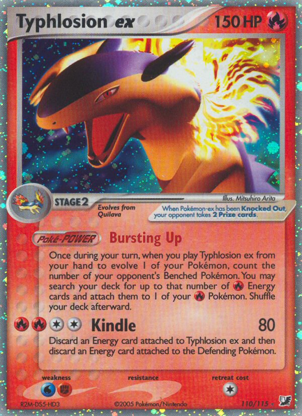 Typhlosion ex (110/115) [EX: Unseen Forces] | Mega City Incorporated