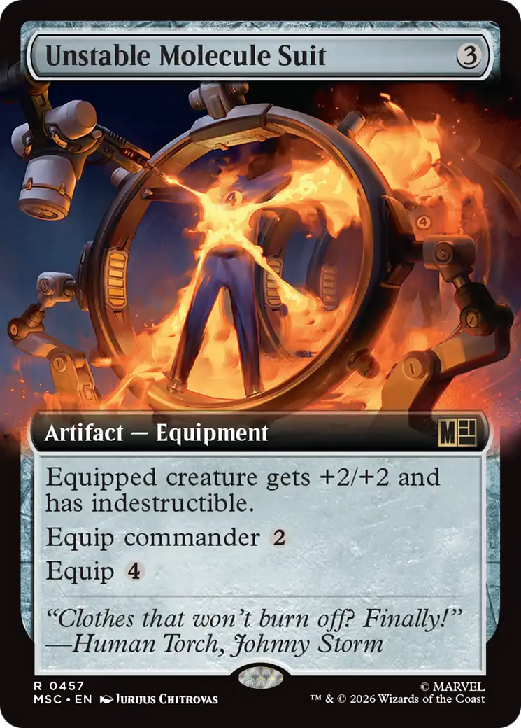 Unstable Molecule Suit (Extended Art) [Marvel Super Heroes Commander] | Mega City Incorporated
