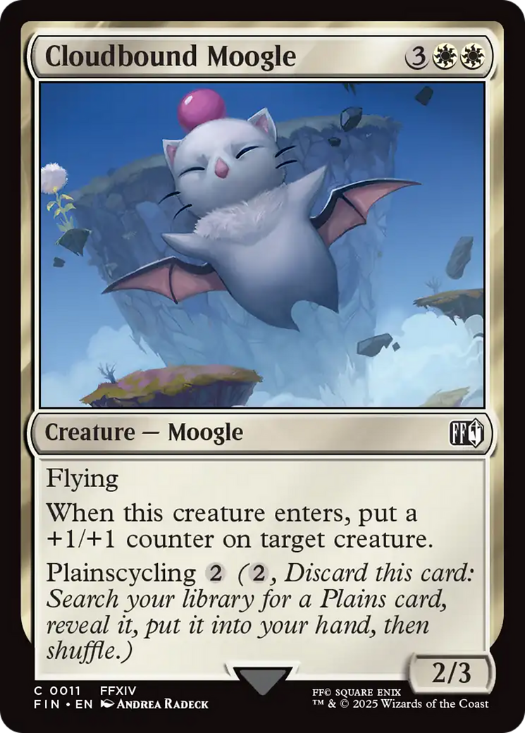 Cloudbound Moogle [FINAL FANTASY] | Mega City Incorporated