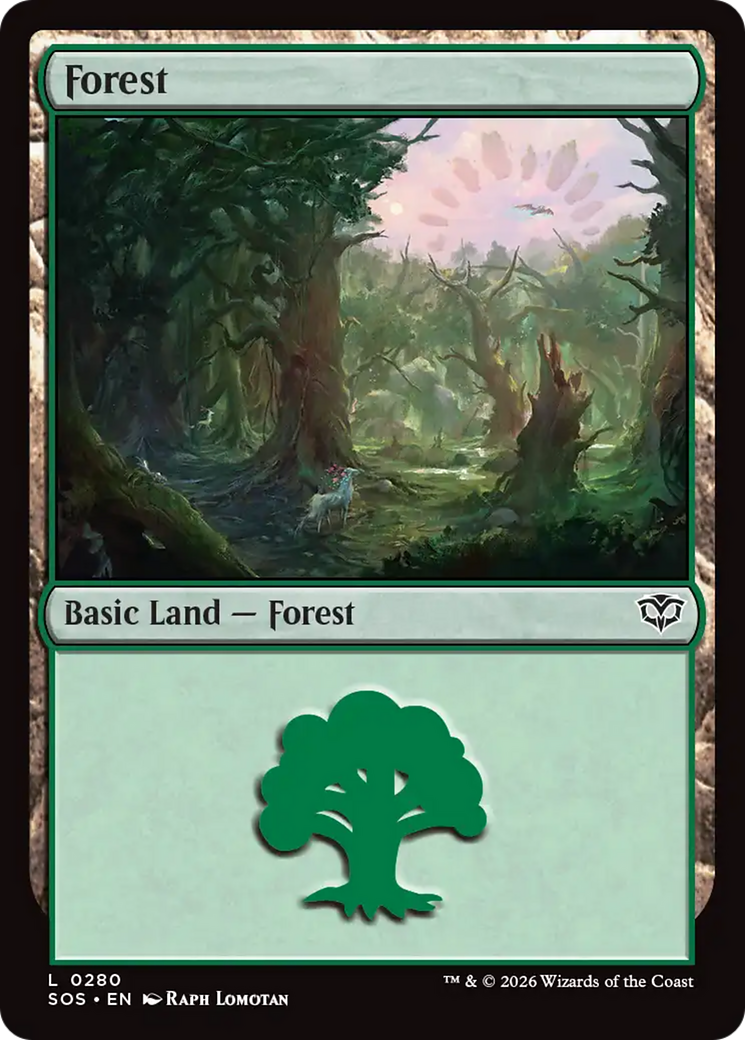 Forest (0280) [Secrets of Strixhaven] | Mega City Incorporated