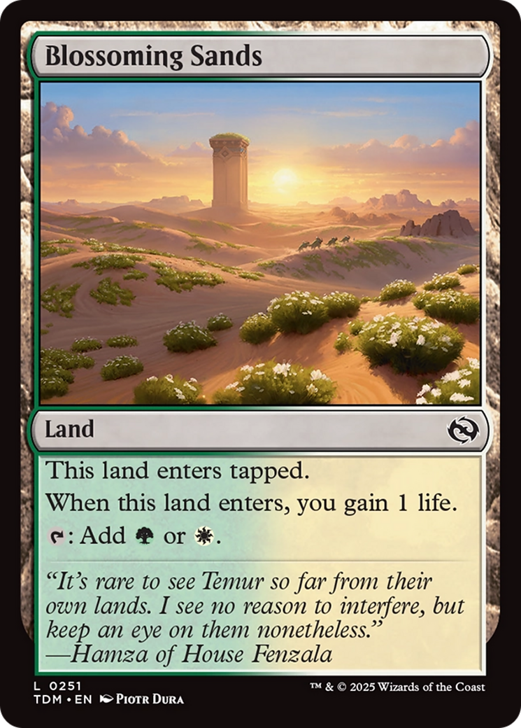 Blossoming Sands [Tarkir: Dragonstorm] | Mega City Incorporated