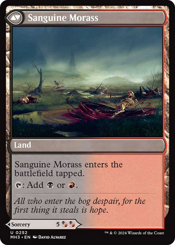 Bloodsoaked Insight // Sanguine Morass [Modern Horizons 3] | Mega City Incorporated