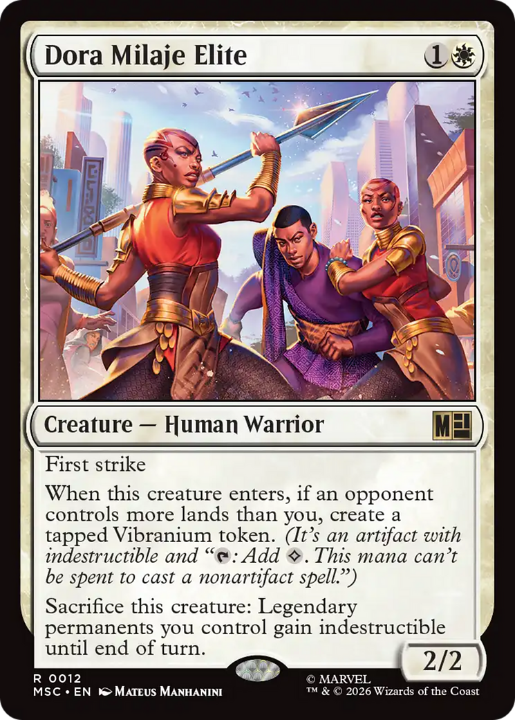 Dora Milaje Elite (Surge Foil) [Marvel Super Heroes Commander] | Mega City Incorporated
