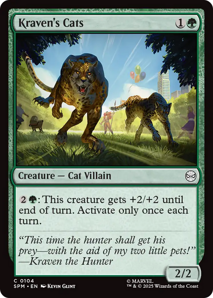 Kraven's Cats [Marvel's Spider-Man] | Mega City Incorporated