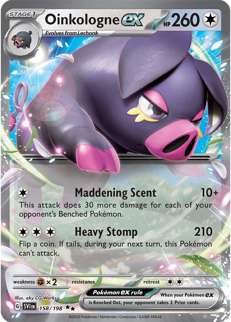 Oinkologne ex (158/198) [Scarlet & Violet: Base Set] | Mega City Incorporated