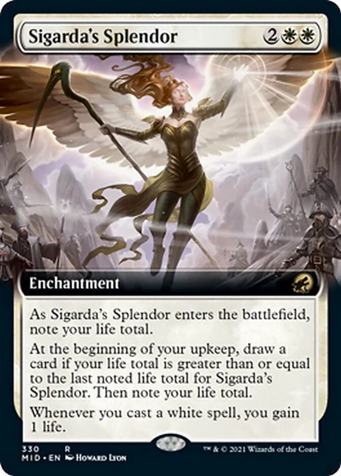 Sigarda's Splendor (Extended Art) [Innistrad: Midnight Hunt] | Mega City Incorporated