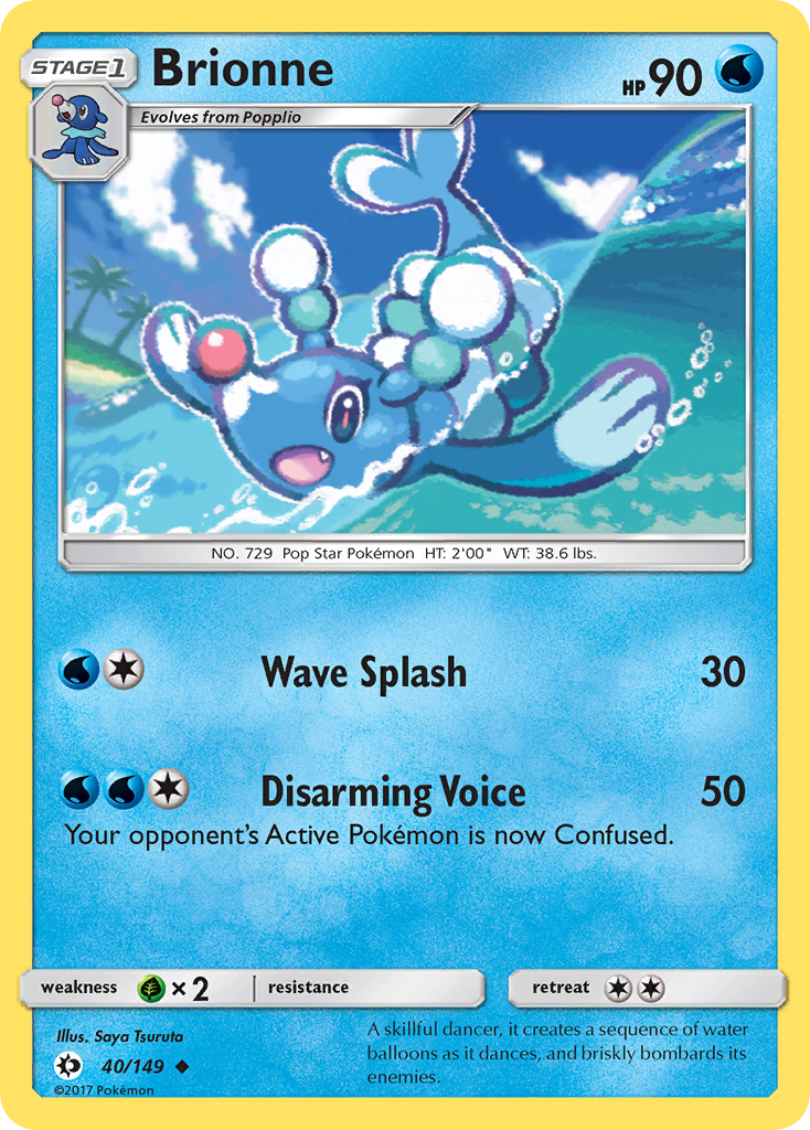 Brionne (40/149) [Sun & Moon: Base Set] | Mega City Incorporated