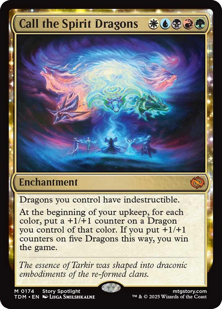 Call the Spirit Dragons [Tarkir: Dragonstorm] | Mega City Incorporated
