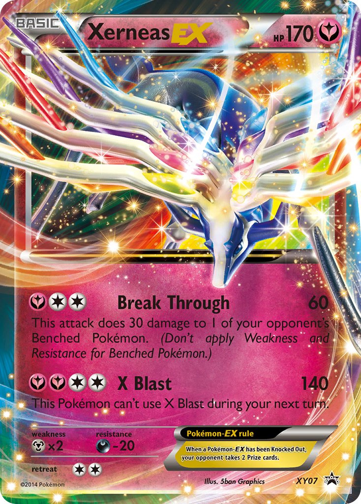 Xerneas EX (XY07) [XY: Black Star Promos] | Mega City Incorporated