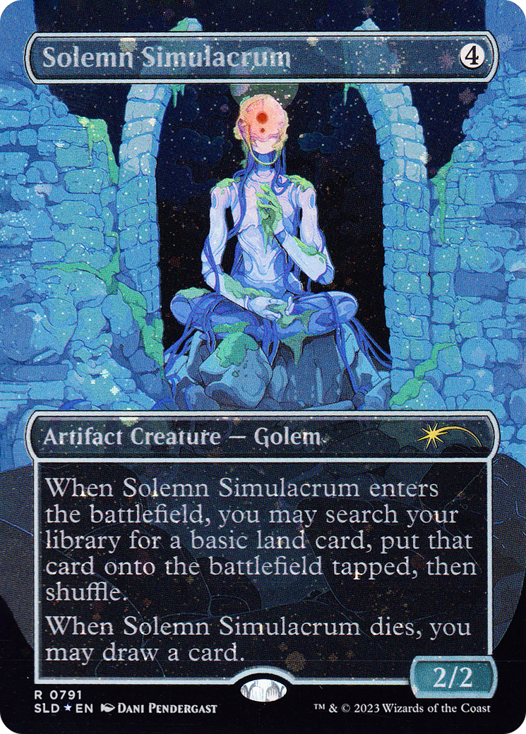 Solemn Simulacrum (1725) (Rainbow Foil) [Secret Lair Drop Series] | Mega City Incorporated
