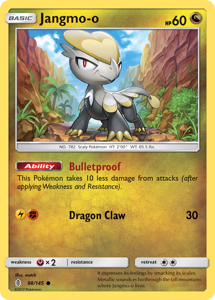 Jangmo-o (98/145) [Sun & Moon: Guardians Rising] | Mega City Incorporated