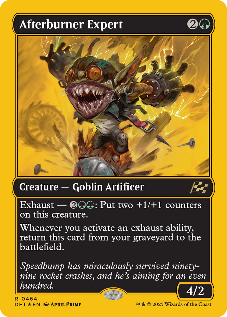 Afterburner Expert (First-Place Foil) [Aetherdrift] | Mega City Incorporated