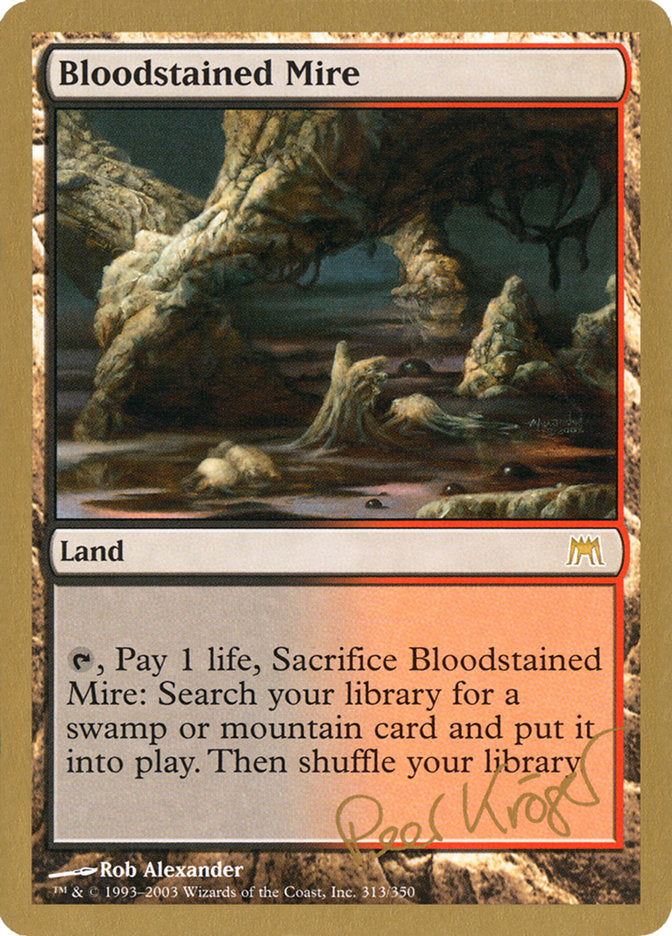 Bloodstained Mire (Peer Kroger) [World Championship Decks 2003] | Mega City Incorporated