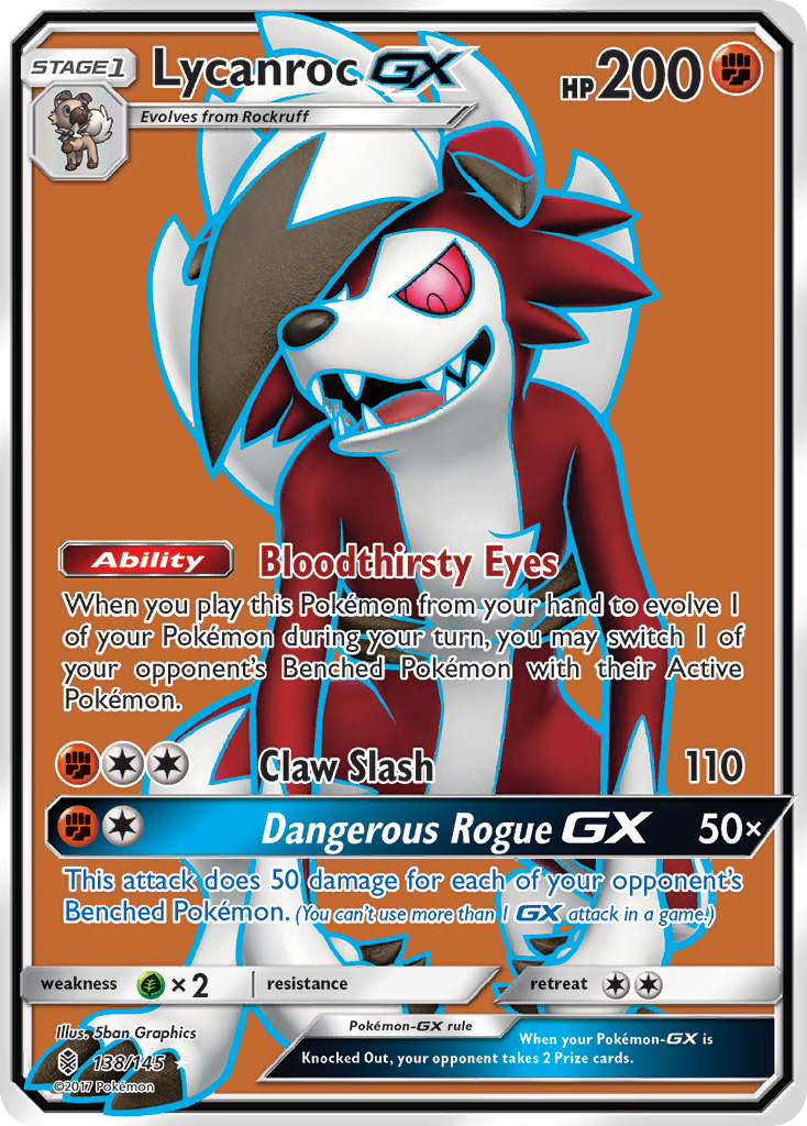 Lycanroc GX (138/145) [Sun & Moon: Guardians Rising] | Mega City Incorporated