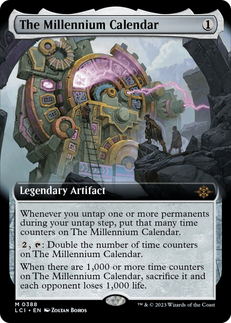 The Millennium Calendar (Extended Art) [The Lost Caverns of Ixalan] | Mega City Incorporated