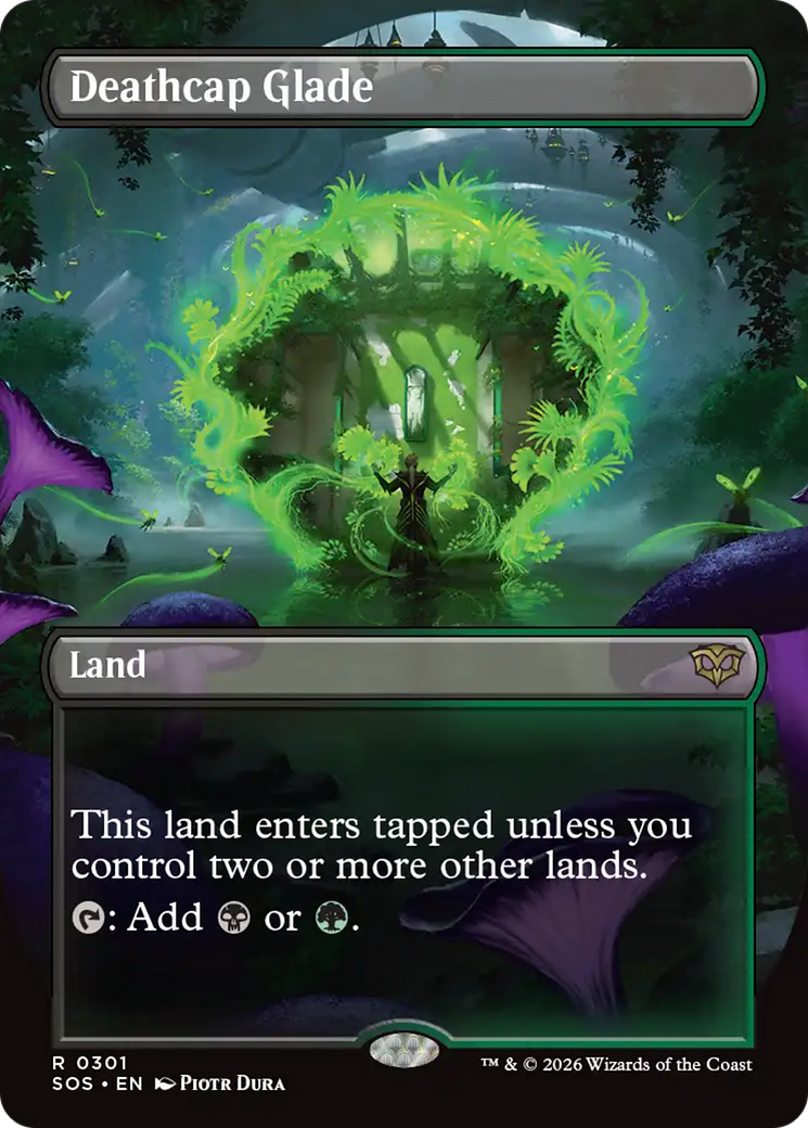 Deathcap Glade (Borderless) [Secrets of Strixhaven] | Mega City Incorporated