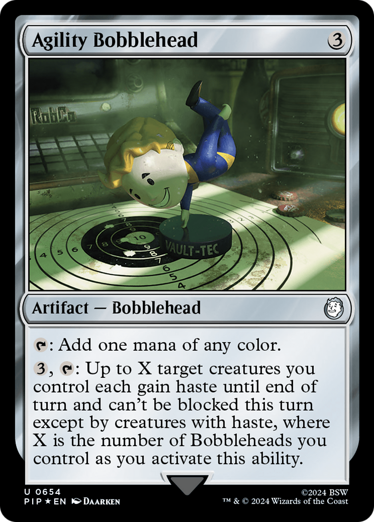 Agility Bobblehead (Surge Foil) [Fallout] | Mega City Incorporated