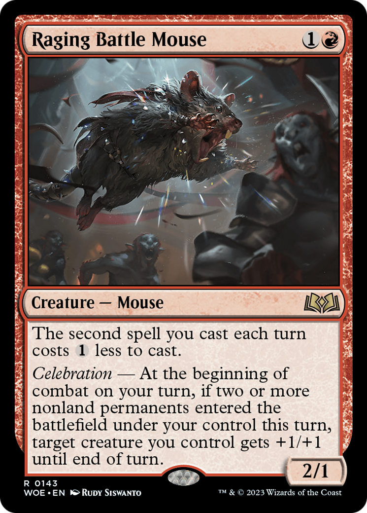 Raging Battle Mouse [Wilds of Eldraine] | Mega City Incorporated