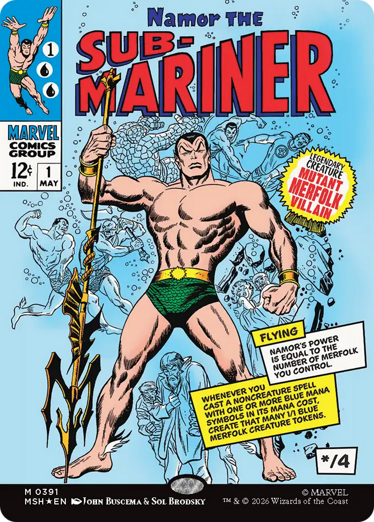 Namor The Sub-Mariner (Borderless) [Marvel Super Heroes] | Mega City Incorporated