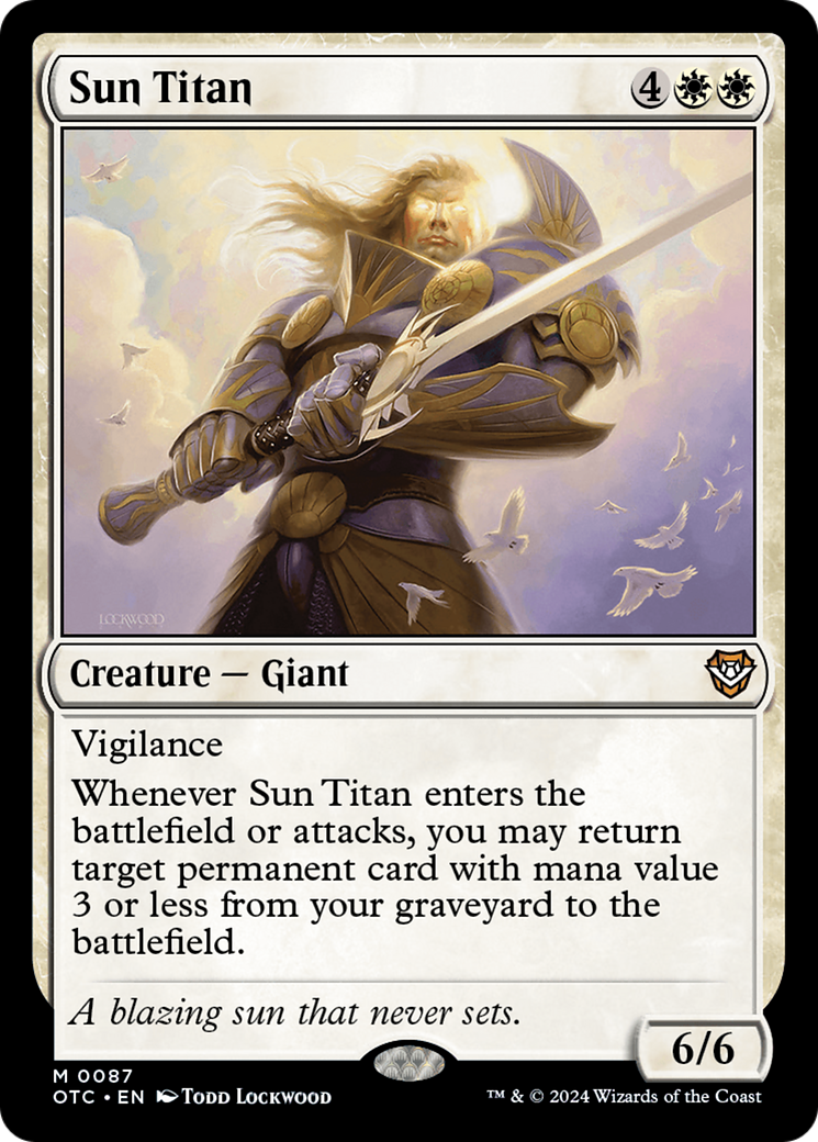 Sun Titan [Outlaws of Thunder Junction Commander] | Mega City Incorporated