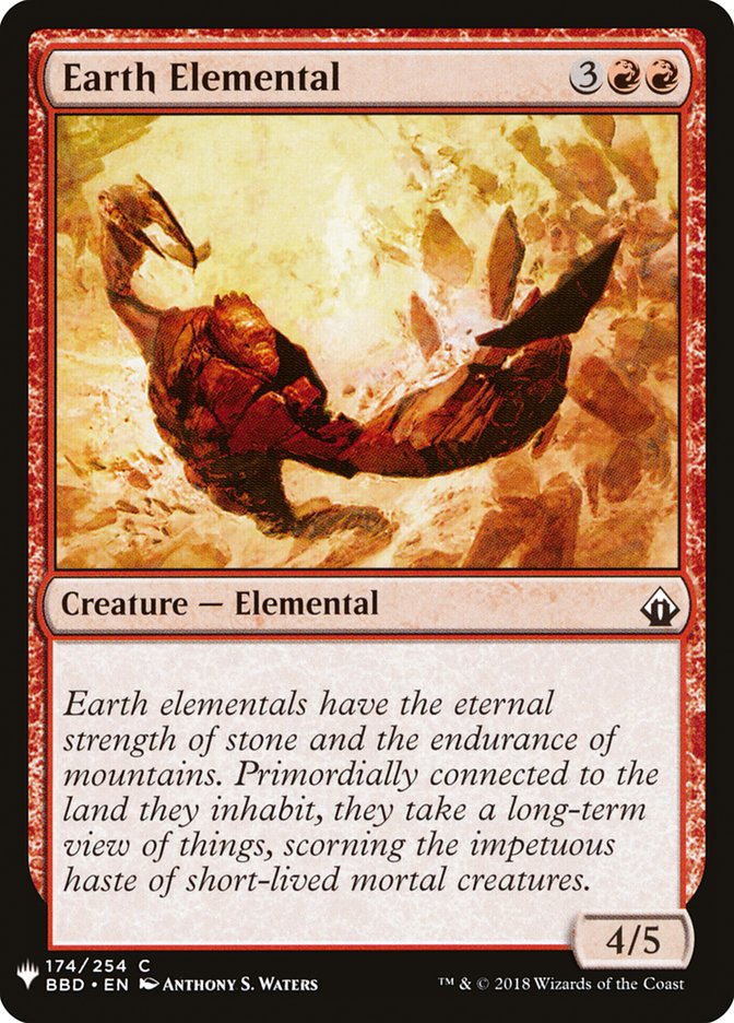 Earth Elemental [Mystery Booster] | Mega City Incorporated