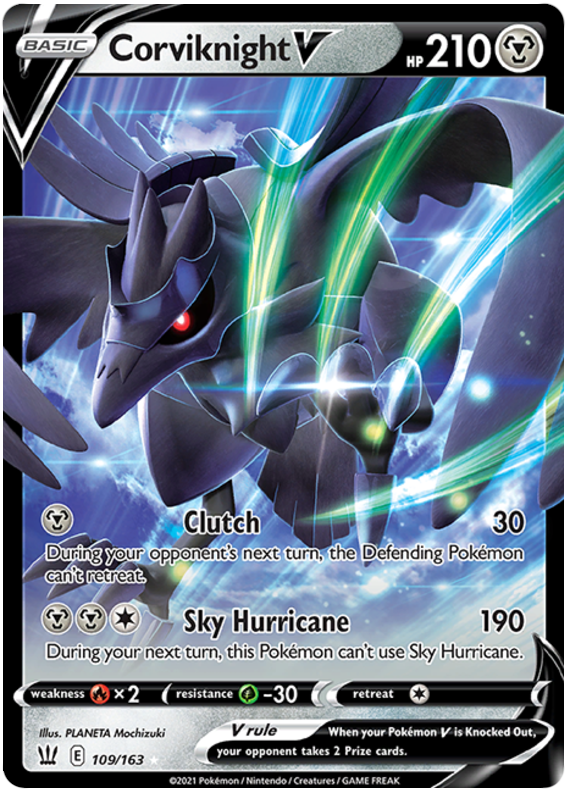 Corviknight V (109/163) [Sword & Shield: Battle Styles] | Mega City Incorporated