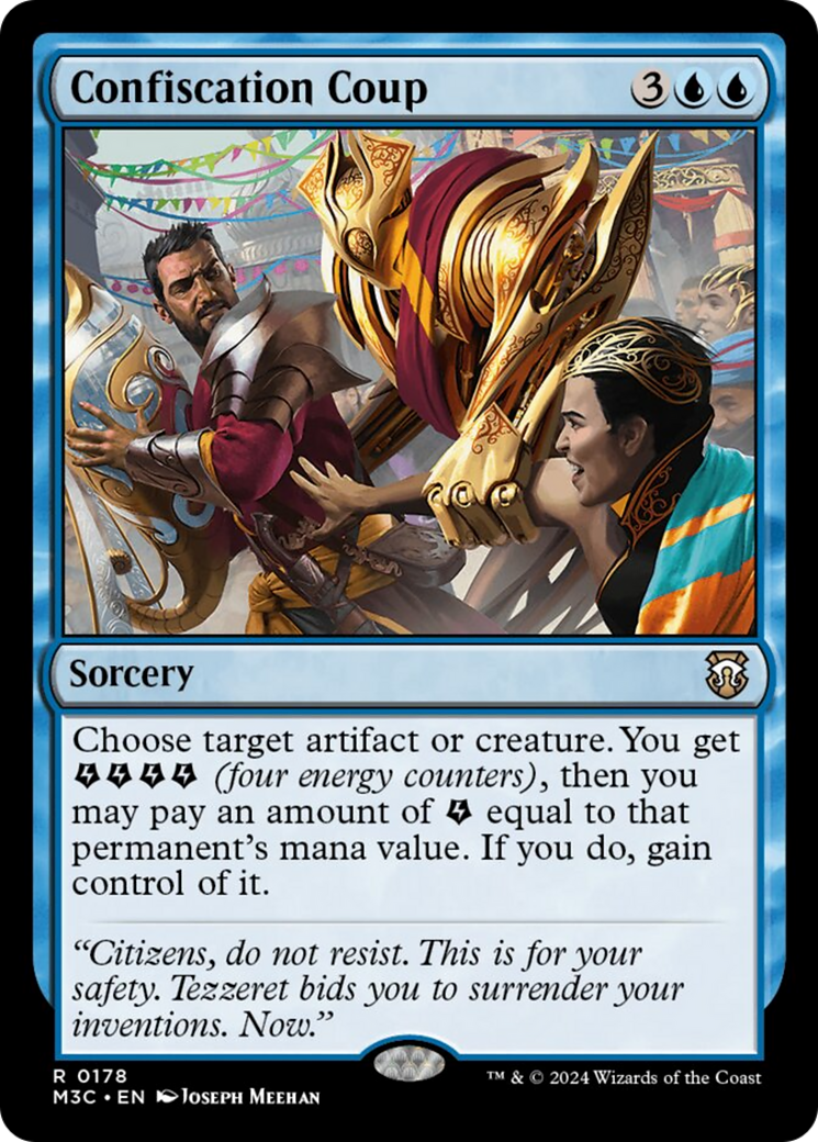 Confiscation Coup (Ripple Foil) [Modern Horizons 3 Commander] | Mega City Incorporated