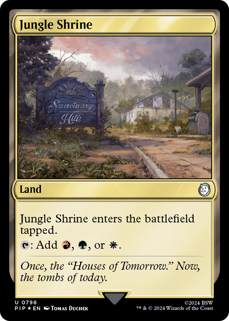 Jungle Shrine (Surge Foil) [Fallout] | Mega City Incorporated