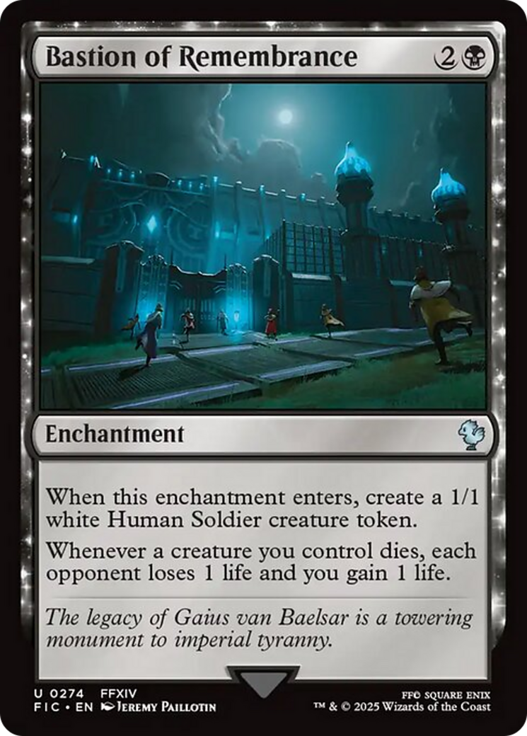 Bastion of Remembrance [FINAL FANTASY Commander] | Mega City Incorporated